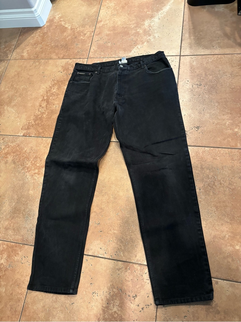 Calvin Klein Men’s Straight Jeans Black
